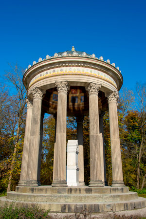 Apollo Temple in Nymphenburg Park - Germanyの写真素材