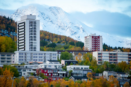 Town of Narvik - Norwayの写真素材