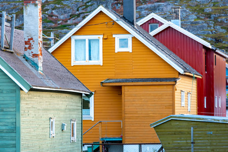 Town of Bugoynes - Norwayの写真素材