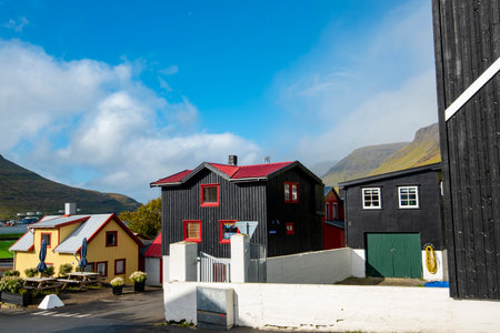 Sorvagur Village - Faroe Islandsの写真素材