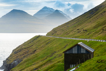 Kalsoy Island - Faroe Islandsの写真素材