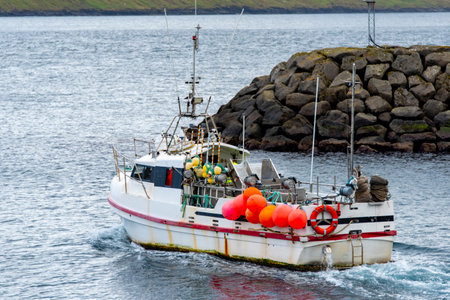Fishing Vessel - Faroe Islandsの写真素材