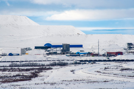 Iron Ore Mine - Kiruna - Swedenの写真素材