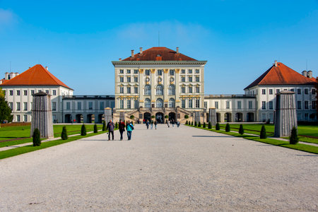 Nymphenburg Palace in Munich - Germanyの写真素材