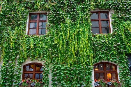 Old Mill Building in Munich - Germanyの写真素材