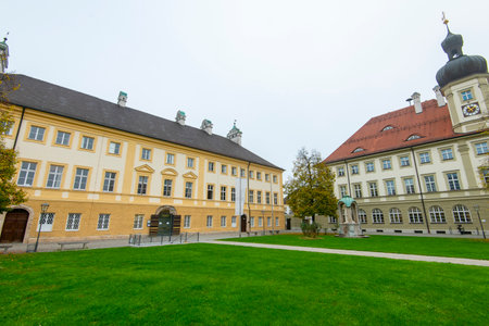The Kapellplatz in Altotting - Germanyの写真素材