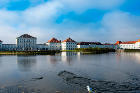 Nymphenburg Palace in Munich - Germanyの写真素材