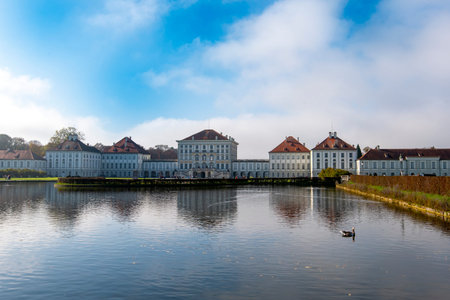 Nymphenburg Palace in Munich - Germanyの写真素材