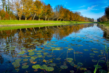 Grand Canal of Herrenchiemsee - Germanyの写真素材