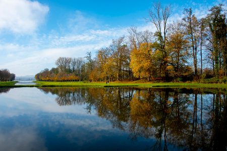 Grand Canal of Herrenchiemsee - Germanyの写真素材