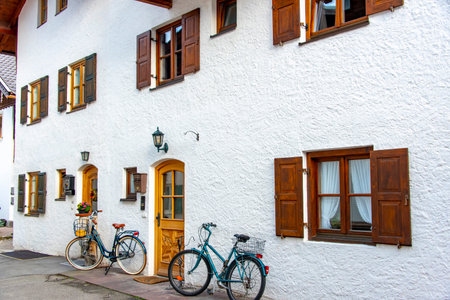 Residential House in Mittenwald - Germanyの写真素材