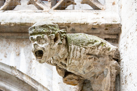 Gargoyle on New Town Hall in Munich - Germanyの写真素材