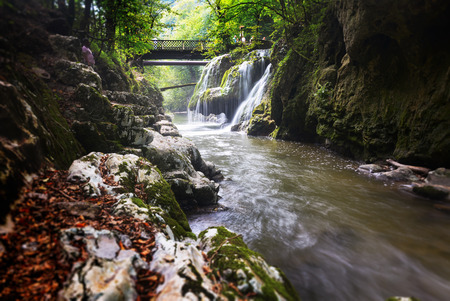 Bigar Waterfall - Romaniaの写真素材