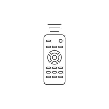 Remote control vector icon, isolated on white backgroundのイラスト素材
