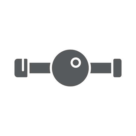 Ball gag vector icon symbol isolated on white backgroundのイラスト素材