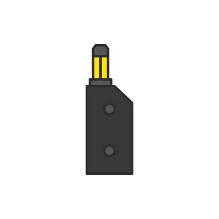Vaporizer electric cigarette vector icon symbol isolated on white backgroundのイラスト素材