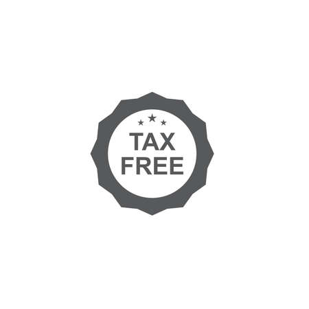 Tax or vat form icon isolated on white backgroundのイラスト素材