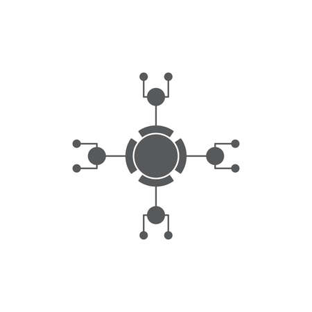 organizational chart vector icon concept, isolated on white backgroundのイラスト素材
