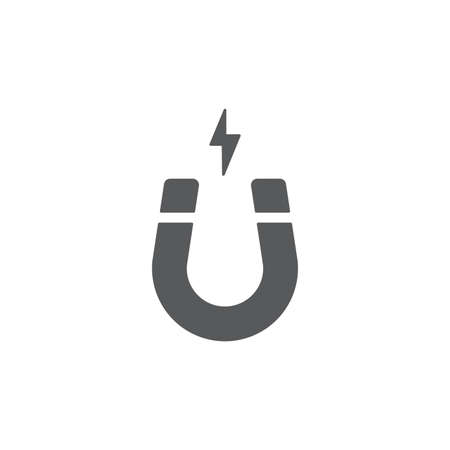 magnet vector icon concept, isolated on white backgroundのイラスト素材