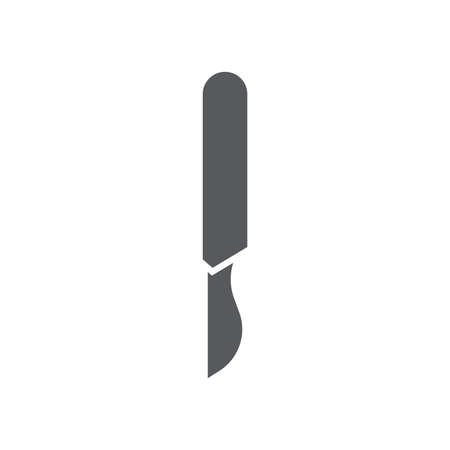 Surgical scalpel vector icon symbol medical tools isolated on white backgroundのイラスト素材