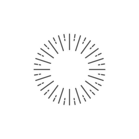 Sparkle Firework vector icon symbol isolated on white backgroundのイラスト素材