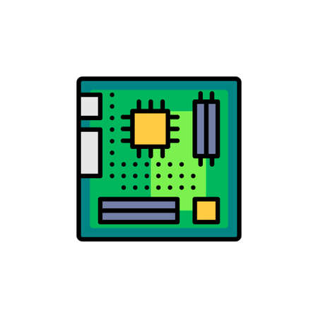 Automatic car barrier icon. Line, glyph and filled outline colorful version, Parking barrier outline and filled vector sign. Symbol, logo illustration. Different style icons set. Pixel perfect vectorのイラスト素材