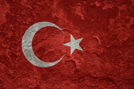 Turkey flagの写真素材