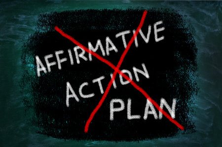 Affirmative Action Plan words written on grunge backgroundの写真素材