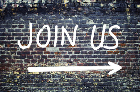Join us conceptの写真素材