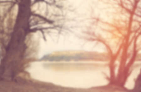 Blurred nature abstract backgroundの写真素材