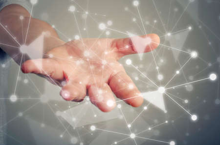 Social networking connectionの写真素材