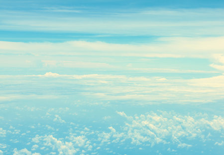 Abstract blue sky and cloud.