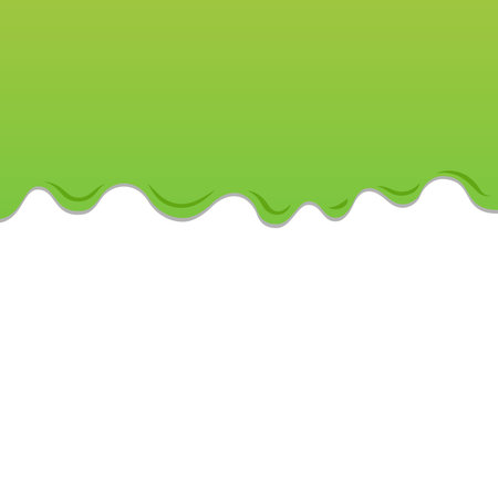 Dripping slime repeatable isolated on white background.のイラスト素材