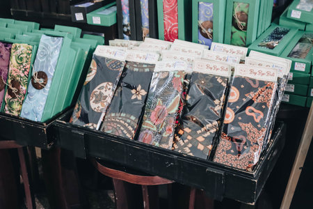 BALI INDONESIA - MARCH 25, Duty Free Shop in Ngurah Rai International Airport on March 25, 2019 at...