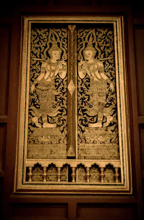 Pattern Thailand in Watrakang Bangkok Thailand のeditorial素材