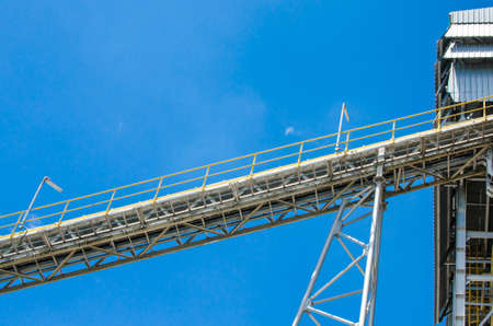 Modern energy plant in Thailand, using wood chips as a renewable form of energy productionの写真素材