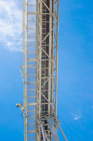 Modern energy plant in Thailand, using wood chips as a renewable form of energy productionの写真素材