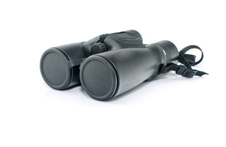 Binoculars isolated on white backgroundの写真素材