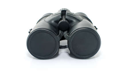 Binoculars isolated on white backgroundの写真素材