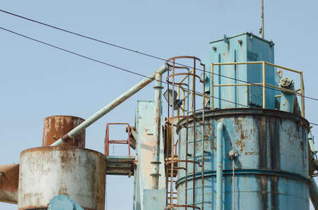 Asphalt plant in Thailandの写真素材