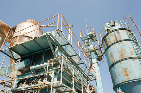 Asphalt plant in Thailandの写真素材