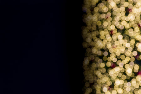 Multicolored defocused bokeh lights background