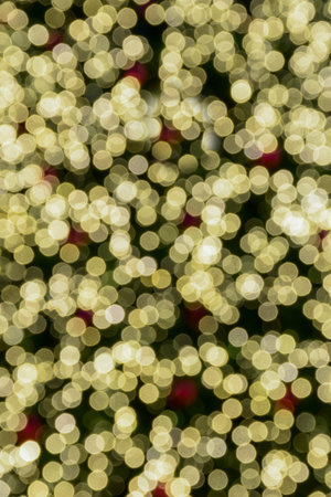 Multicolored defocused bokeh lights background
