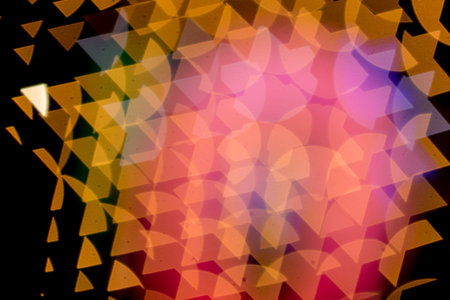 Multicolored defocused bokeh lights background