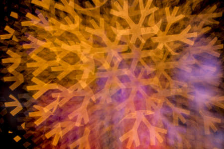 Multicolored defocused bokeh lights backgroundの写真素材