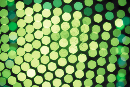 Multicolored defocused bokeh lights background