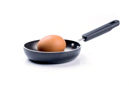 Frying pan isolated on white background