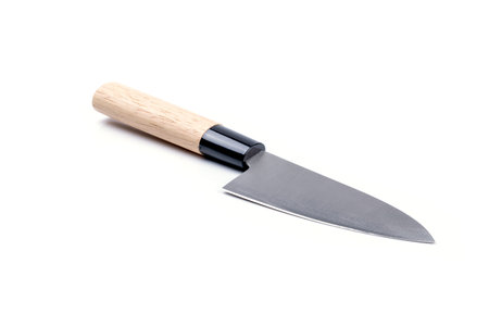 isolated knife on white background