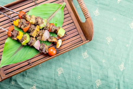 Roast Beef with Vegetables, BBQの写真素材