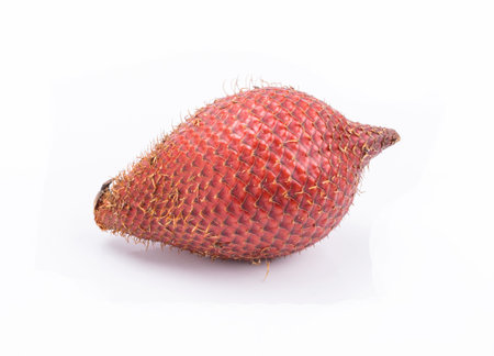 Salak fruit, Salacca zalacca isolated on the white background.の写真素材
